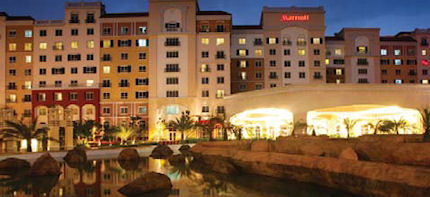 The Marriott hotel at Resorts World Manila