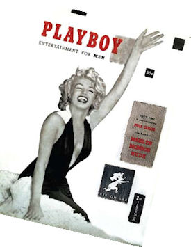 Playboy's first issue in December 1953, with first-ever playmate Marilyn Monroe