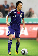 Japanese attacking midfielder Shinji Kagawa