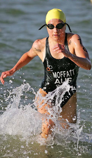 Australian triathlete Emma Moffatt