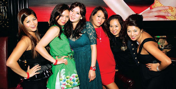 Right to left: Mrs Angel Steicke and friends Ada, May, Yan Yan, Chloe and Jessie