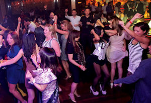The party continued into the night with a variety of entertainers at China Rouge