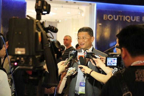 LT Game Chairman Mr Jay Chun at a press conference last year