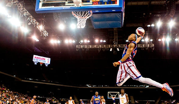 The world famous Harlem Globetrotters wowed the audience at the Venetian Macau in July
