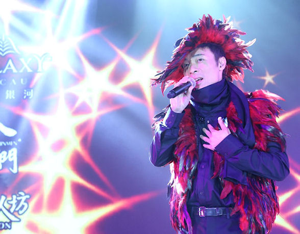 Hong Kong singer and actor Andy Hui performed at Galaxy in July