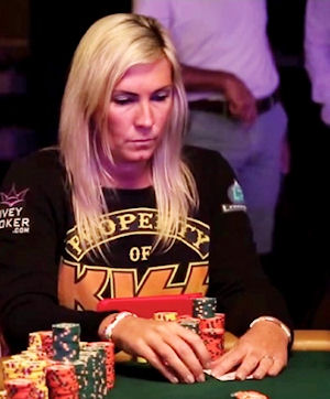 Jackie Glazier was the last woman standing in this year's WSOP main event