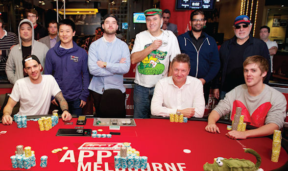 The popular APPT Melbourne Main Event resulted in a strong final table line-up