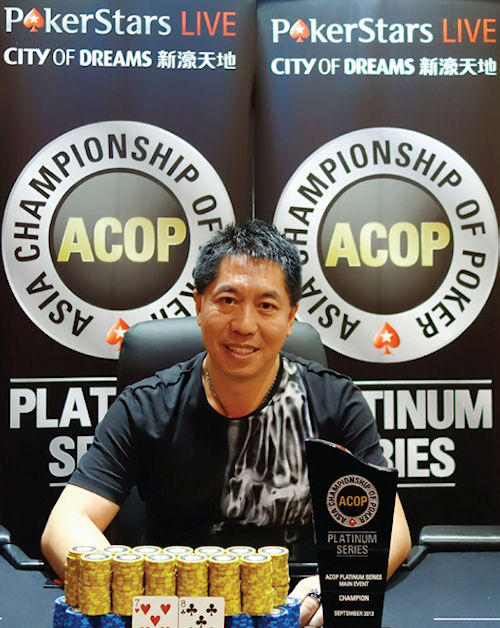 Jian Yang prevailed in the ACOP Platinum Series