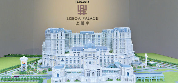The architectural model for Lisboa Palace was unveiled in February.