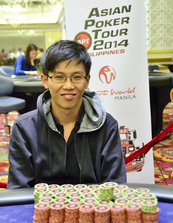 Chip leader Feng Zhao