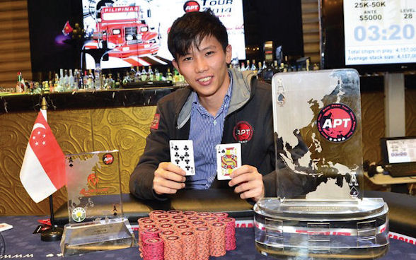 Feng Zhao dominated the final table at APT Philippines