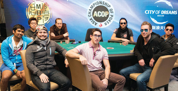 The final table of the Super High Roller event was an all star affair