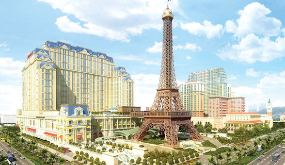 The Parisian will be a standout feature of the Cotai landscape with its scale replica of the Eiffel Tower