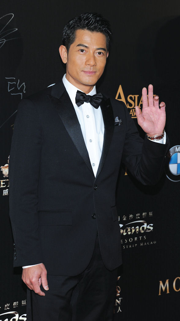 香港演员郭富城是出席颁奖礼的巨星之一 