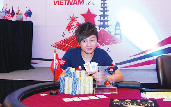 APT Vietnam main event winner Kwan Kit Kwok