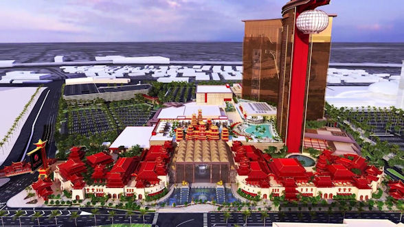 An artist's impression of Resorts World Las Vegas, due to open in 2016
