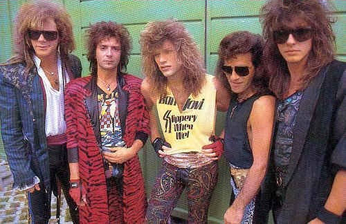 Bon Jovi showed the 80s how it was done ... nice hair!