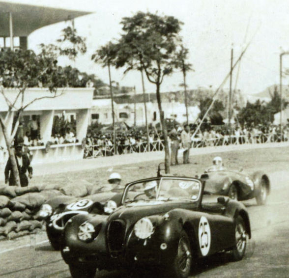 The inaugural Macau Grand Prix in 1954