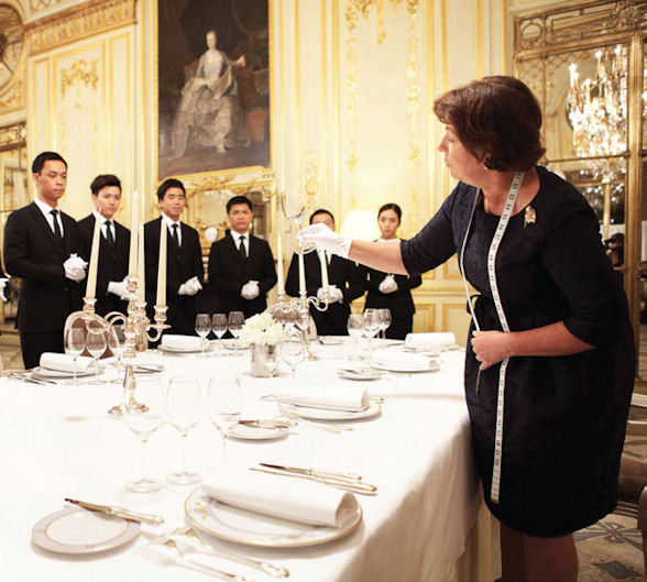 [b]Louis XIII sent its butlers on a special training course at the world famous MCM Palace Consultants in Paris[/b]