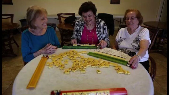 [b]Three of the women forced to temporarily shut down their weekly mahjong game[/b]