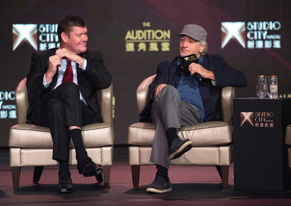 [b]James Packer and Robert De Niro answer questions at a media opportunity for the short film [i]The Audition[/i][/b]