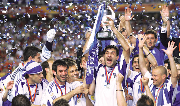 [b]Greece shocked the world when they won the European Championships in 2004[/b]