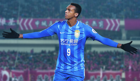 [b]Former Manchester City striker Jô signed with Jiangsu Suning earlier this year[/b]